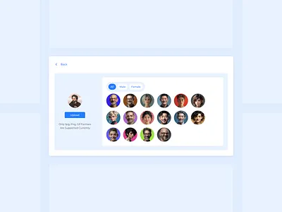 Avatar Setting - Daily Ui avatar avatar setting crypto desigb design exchange modal popup setting ui uiux ux webdesign website