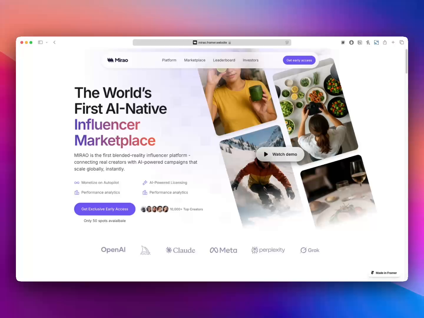 Example of Product & Web Design Retainer