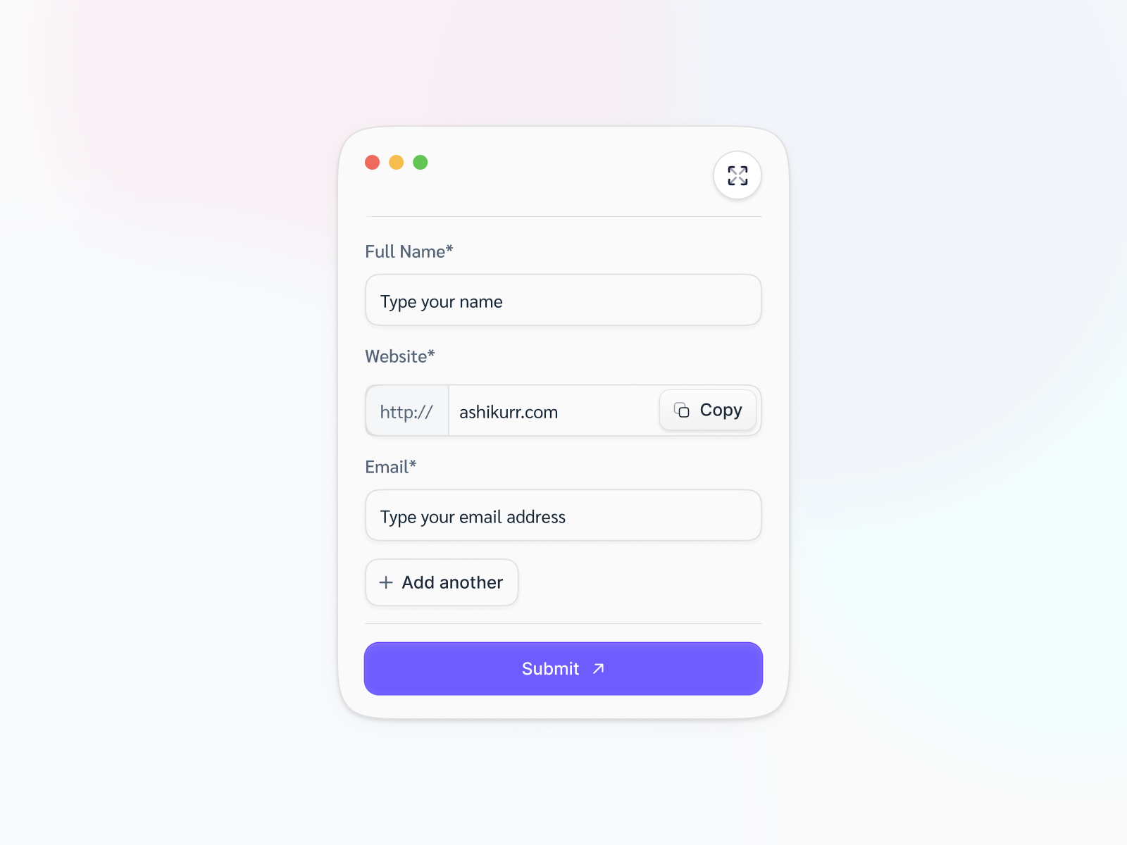 SaaS Input Field UI Design by Ashikur Rahman on Dribbble