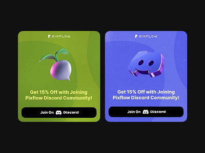 Discord Community Promo app app design branding component design discord discount illustration modal promotion ui webdesign