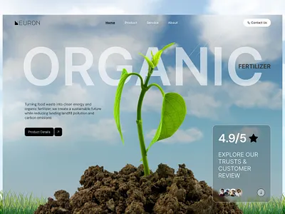 EURON Organic Fertilizer Website Designed by ExpertSquad mobileappdesign moderndesign organic website organic website behance organic website design organic website dribbble responsivedesign uidesign uiuxdesign uxdesign website design