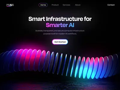 3D Landing Page Animation 3d 3d animation 3d art 3d landing page ai ai agents ai website finance fintech hero hero image hero section home page landing page landing page animation landingpage web web design webdesign website