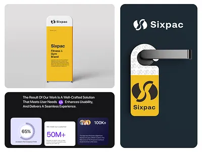 Sixpac Logo design, S Letter logo. 3d a b c d e f g h i j k l m n o p abstract logo branding branding identity fitness logo gym logo health and fitness icon letter x logo logo designer logo type s s letter six pack logo visual mark