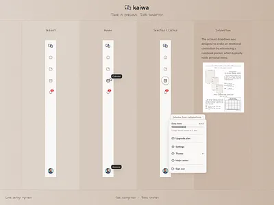 GenAI SaaS — Navigation component account ai clean design system menu minimal navigation plans saas sidebar ui user ux