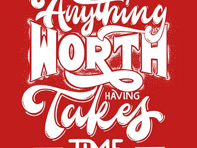Typography graphic design