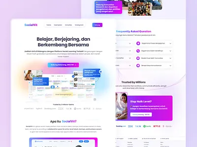 Company Website company web landing page ui web design