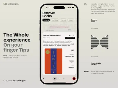 Booqs - Integrated app for Local Library aesthetic app beautiful branding dark design font graphic design library minimalistic mobile ui