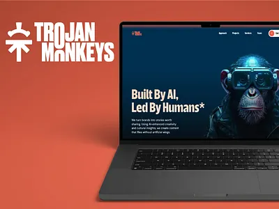 Trojan Monkeys Website Redesign | Framer animation branding colorful company design figma framer framer website fun graphic design scroll effect startup ui ui design uiux ux ux design web design web development website