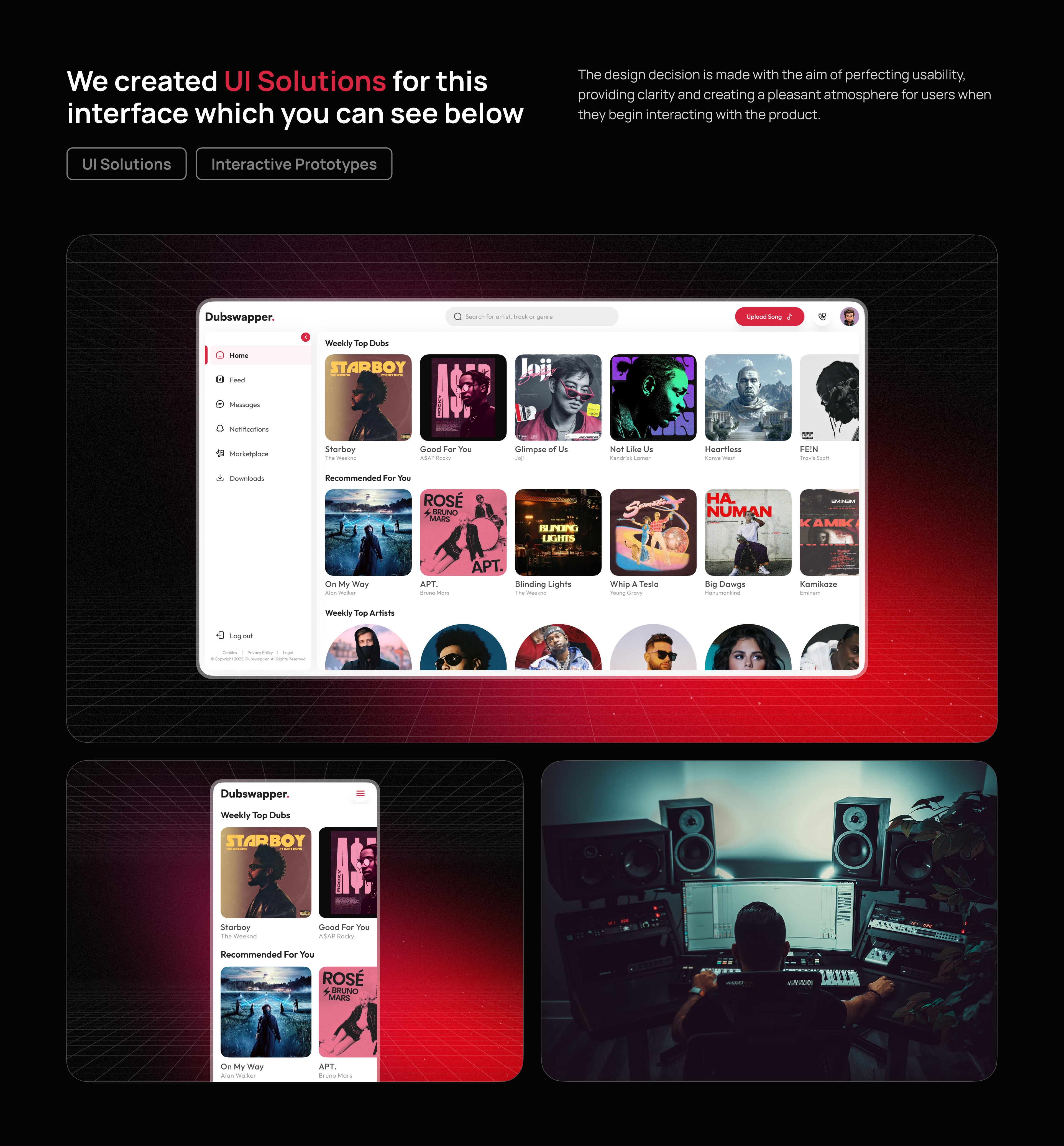 Music Exchange Social Media Platform Design applicationdesign design designsystem mobileappdesign musicappdesign trending ui ui uidesign uiuxdesign userinterface