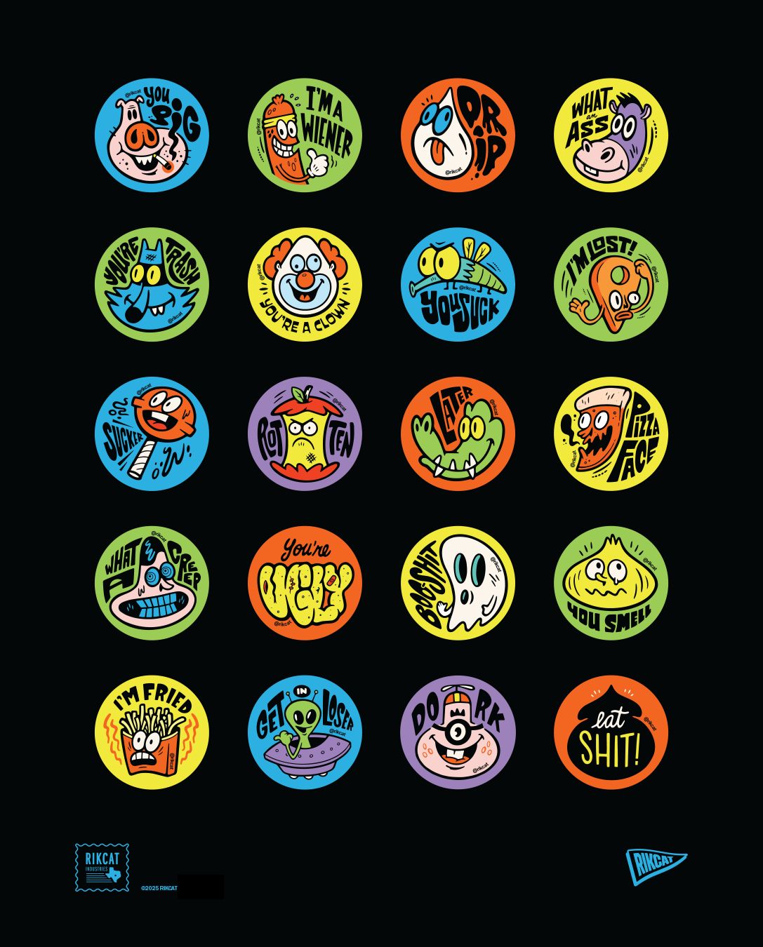 Sticker Set branding design graphic design illustration