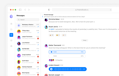 📨 Team Messenger ui