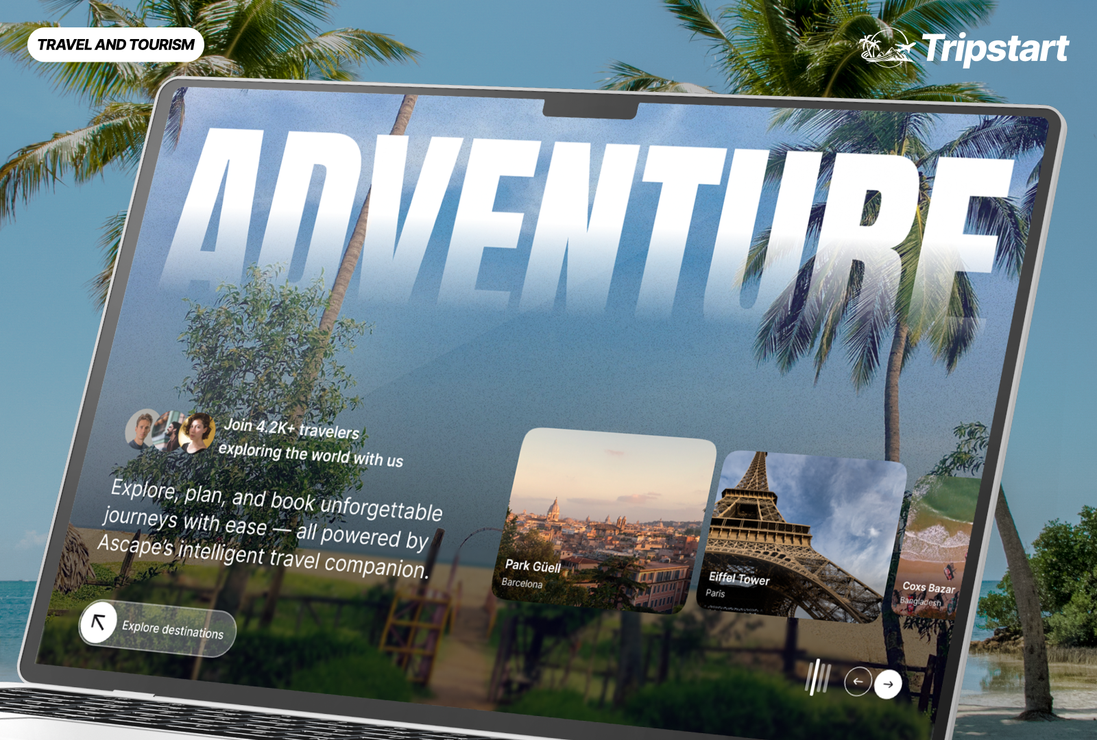 Example of Figma Landing Page Design
