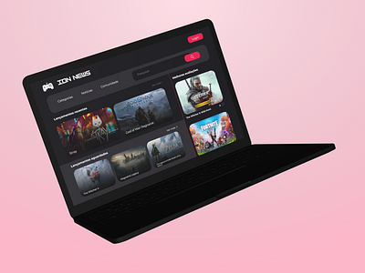 IDN News - desktop 1 design ui ux