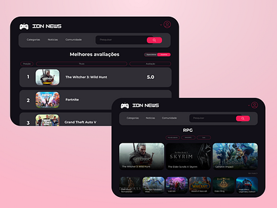 IDN News - desktop 3 design ui ux