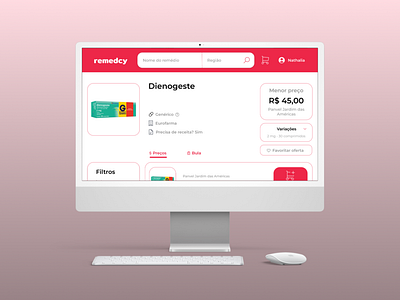 Remedcy - desktop 1 design ui ux