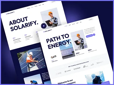 Solarify — Free Solar & Renewable Energy Tech best designer creative design developer figma figma design framer design modern design solar ui design uiux design user experience design user interface design web development webdesign website website redesign