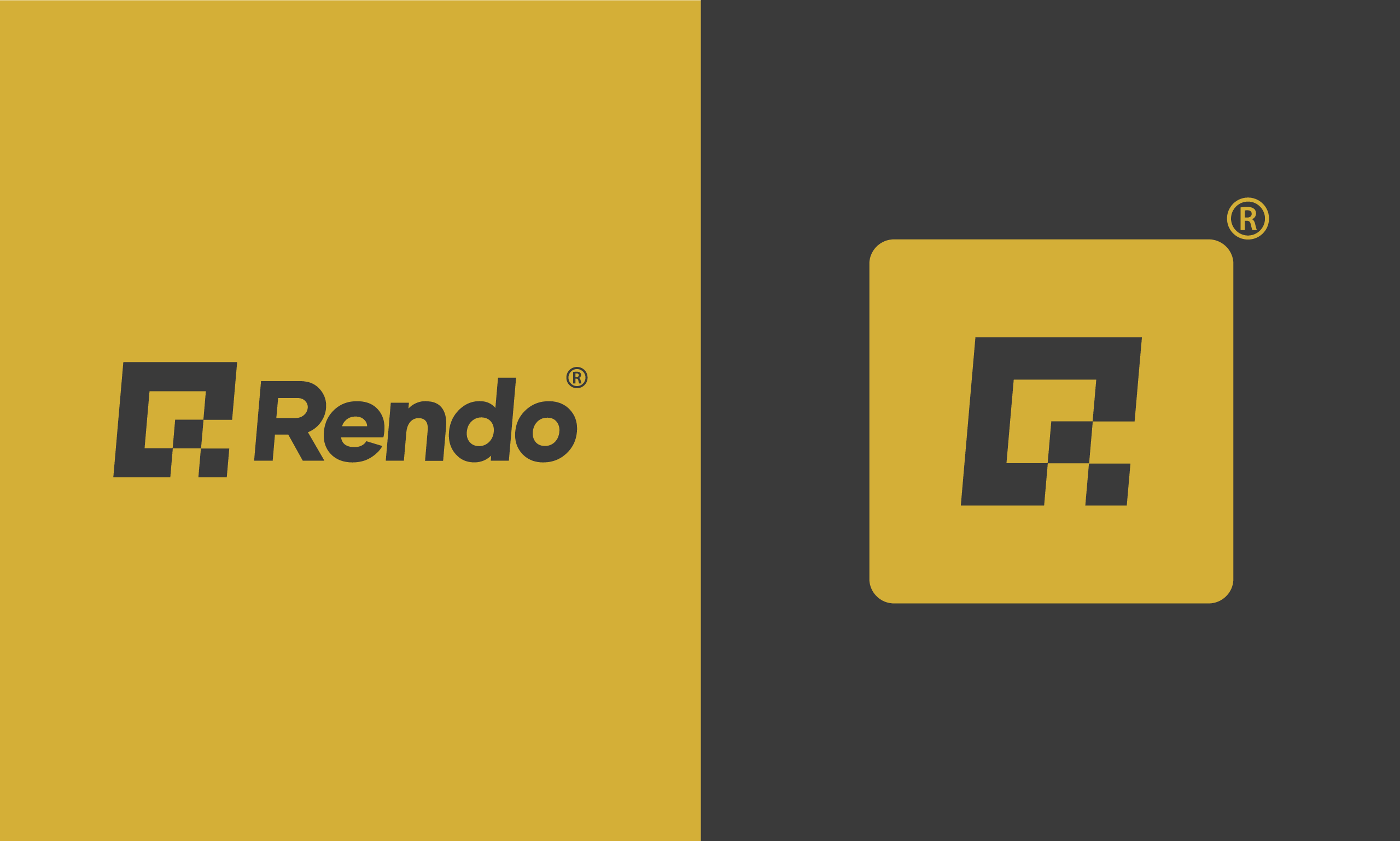 Rendo-Logo Design adobe branding design design logo graphic design ilic ilicjure illustration jure jureilic logo logo design loop loopwash ui vector wash washloop