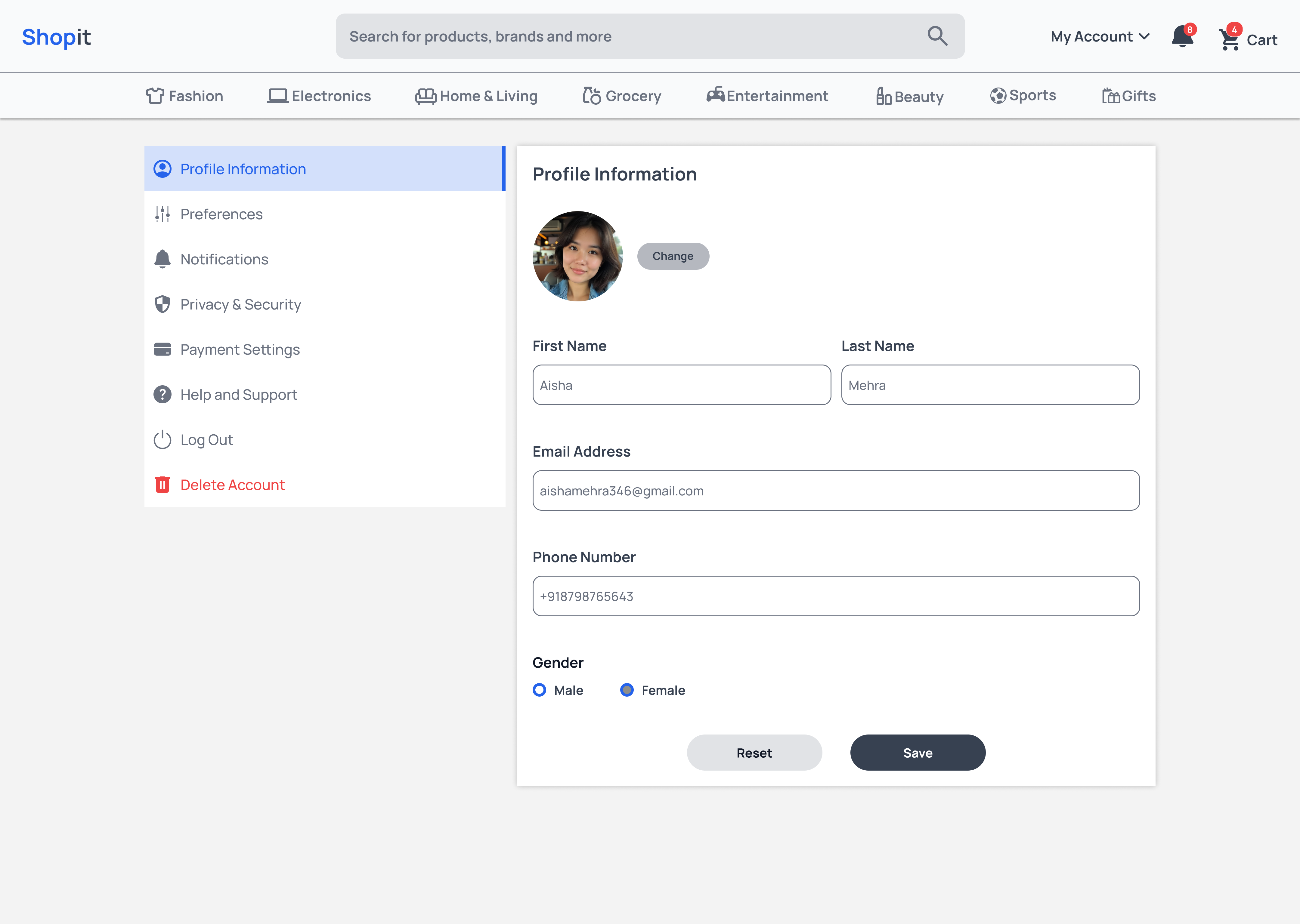 Daily UI #007 - Settings Page app design daily ui daily ui 007 design design challenges figma design ui