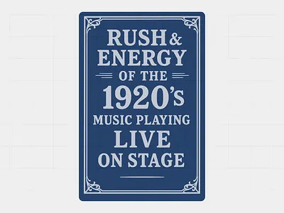 Poster 20's 20th design jazz poster