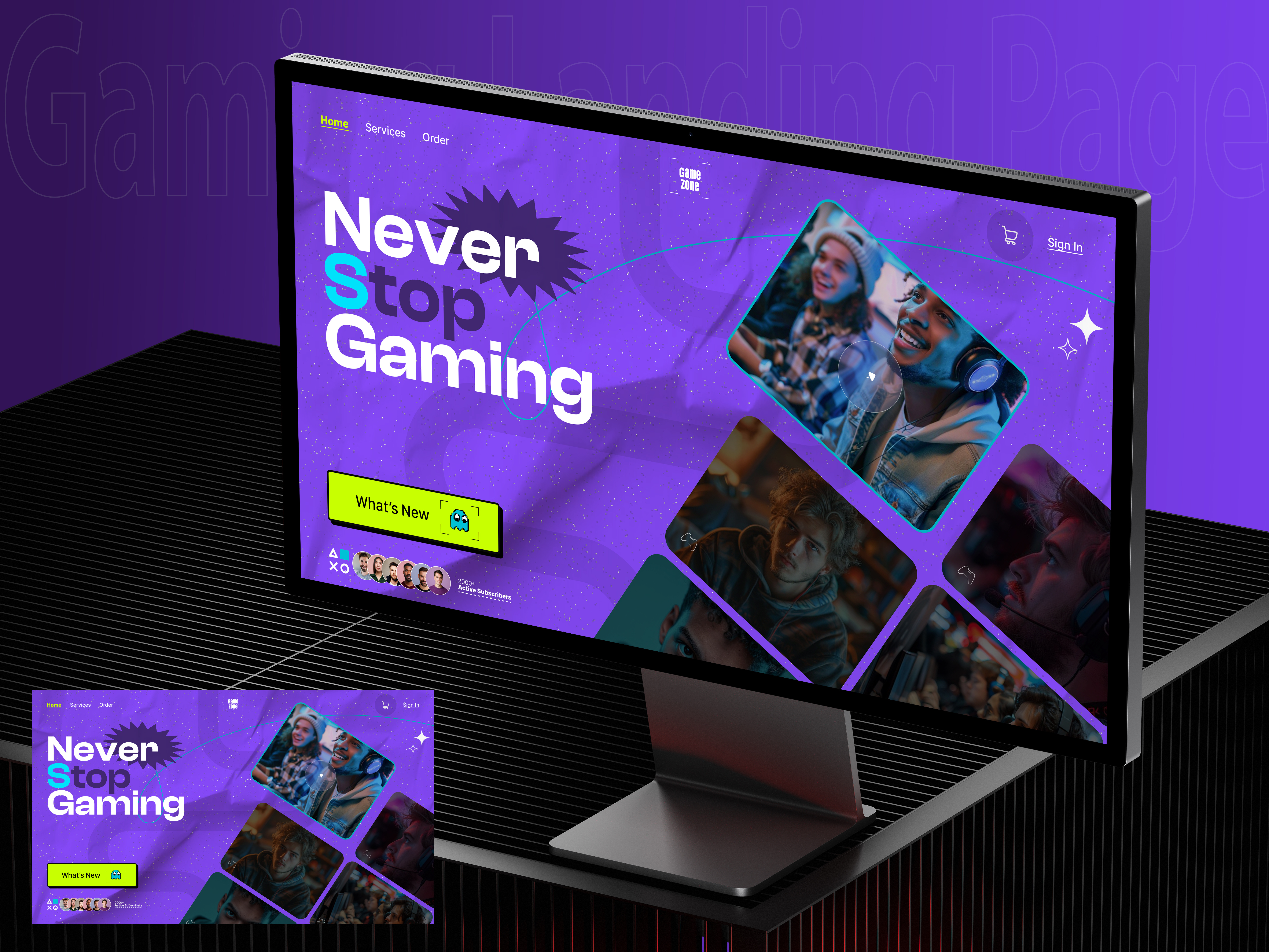 Hero Section UI for a Gaming Website 3d best ui design colorful ui creative concept creative design cro crypto landing page custom hero ui custom layout gaming ui gaming website design hero section landing page hero section landing page ui modern ui design ui ux user interface design agency web application web design website ui