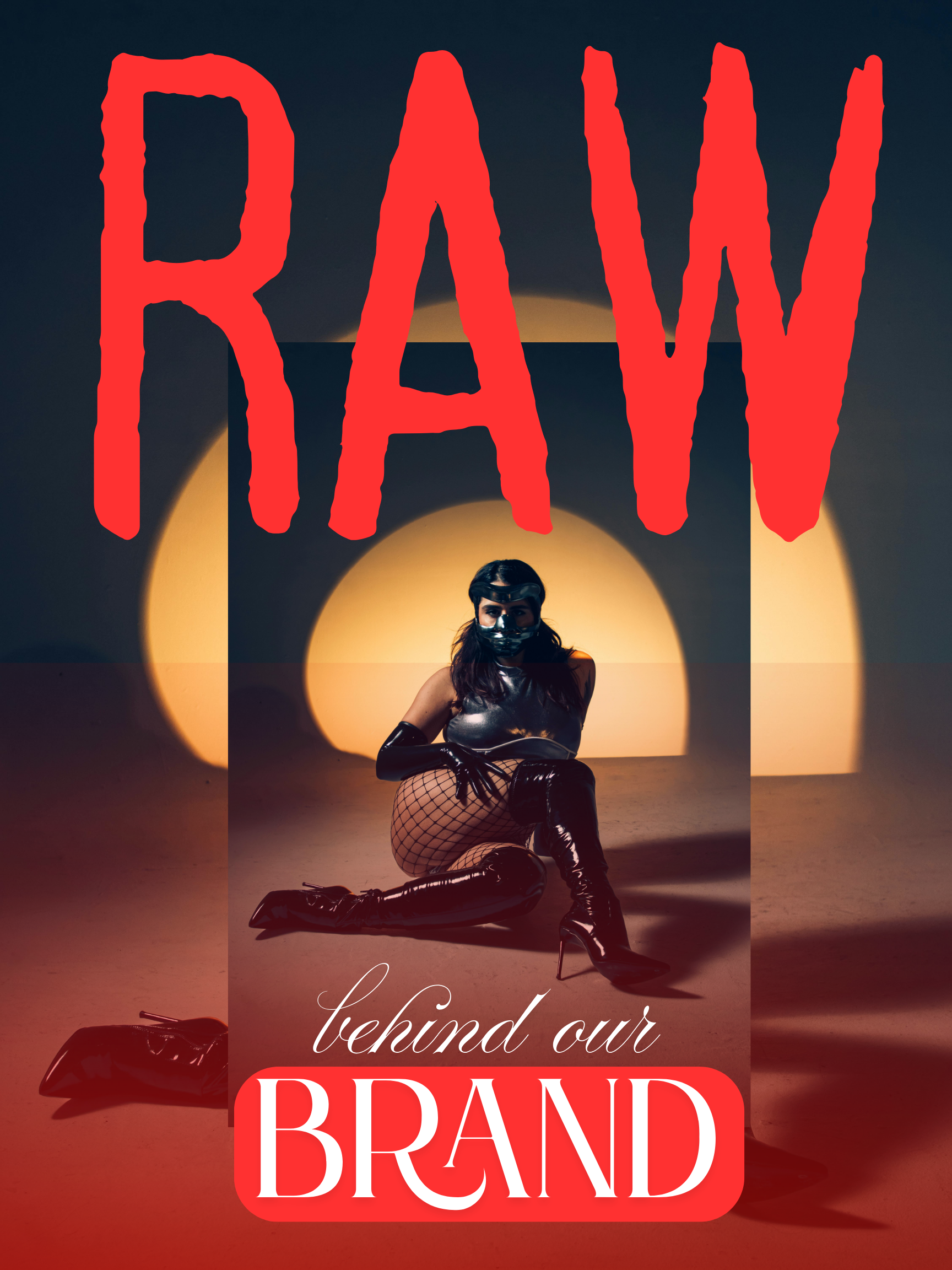 RAW Podcast Cover entertainment design graphic design podcast podcast cover uiux