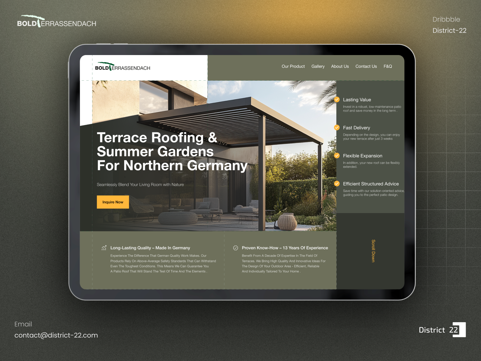 Redefining Outdoor Living for BoldTerrassendach architecture construction designforconversion digitalexperience exterior design garden design home improvement landscaping outdoor living outdoorliving patio design patioroofdesign smart living uxuidesign webdesign