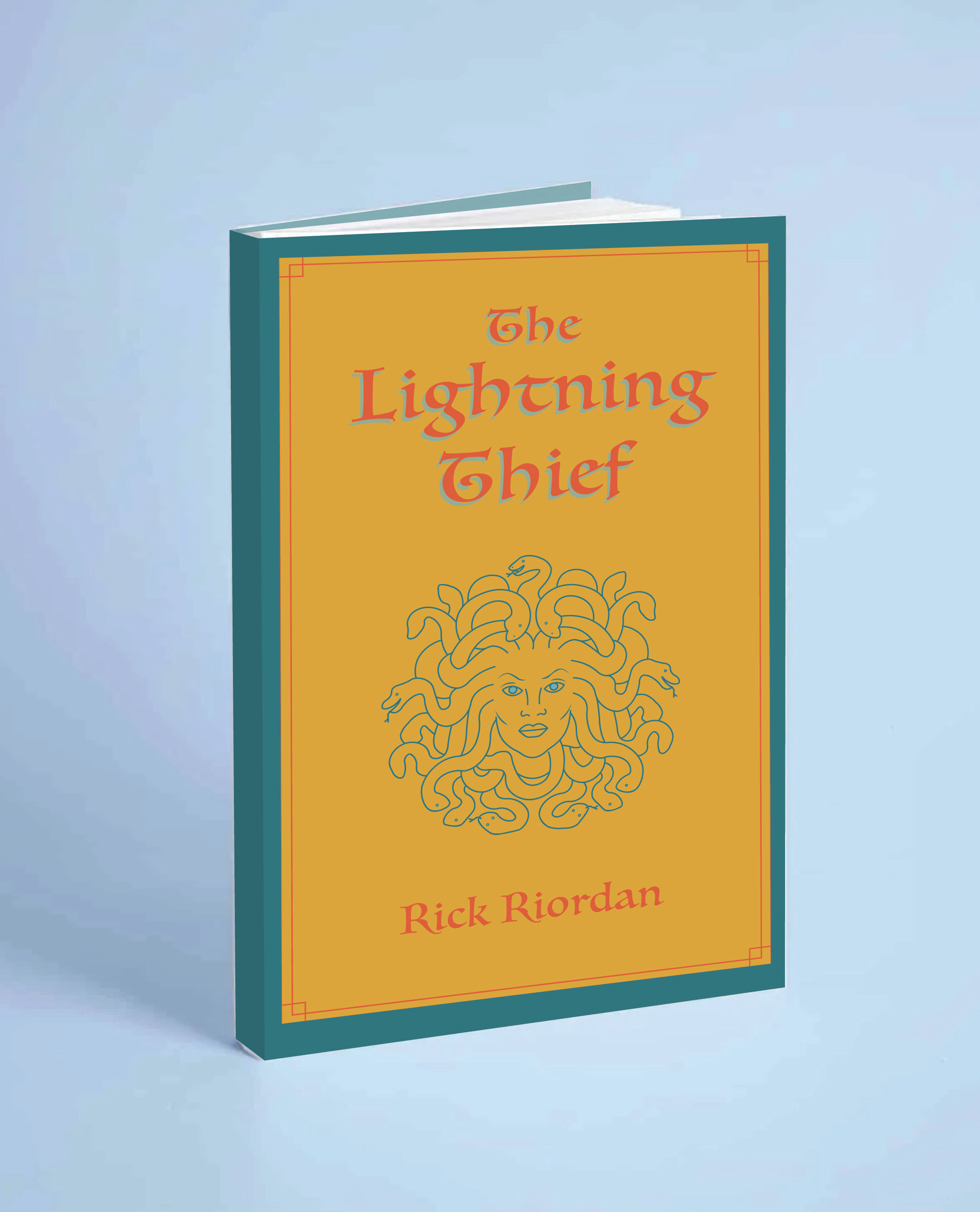 The Lightning Thief | Rebound! adobe illustrator book book cover book design color design graphic design illustration mockup rebound redesign