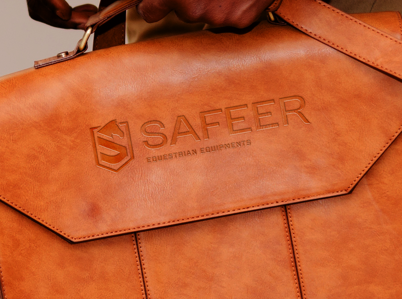 Safeer - Accessory Design accessory animal animal logo animation classy design equestrian fashion horse horse logo leather logo logo design logo mockup luxury mockup natural nature premium safeer