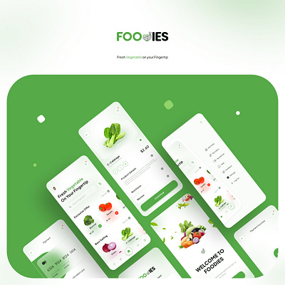 Grocery App UI/UX Design app app design branding design graphic design illustration landing page design logo ui ui design uiux ux vector web design