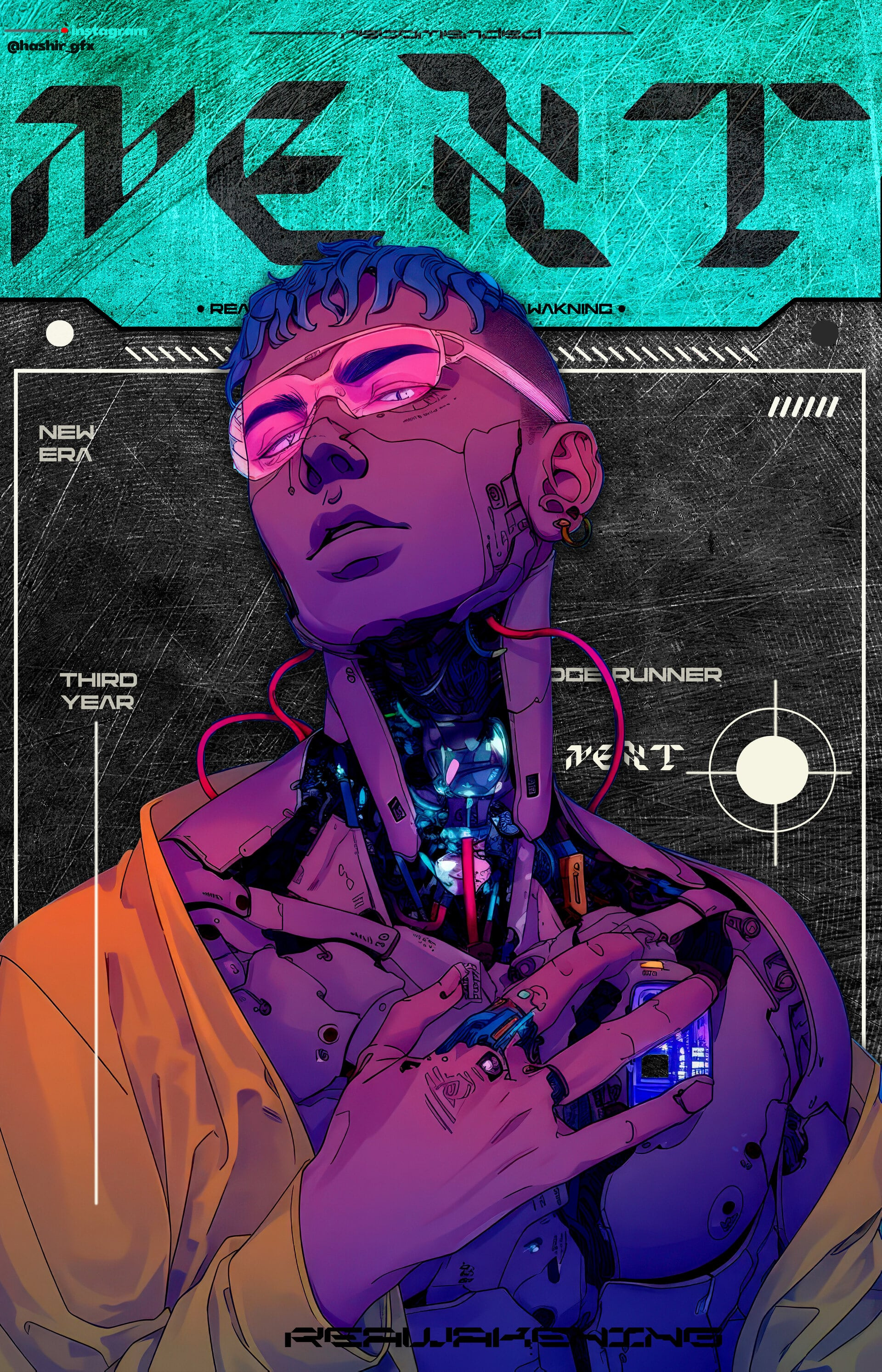 Next graphic design poster