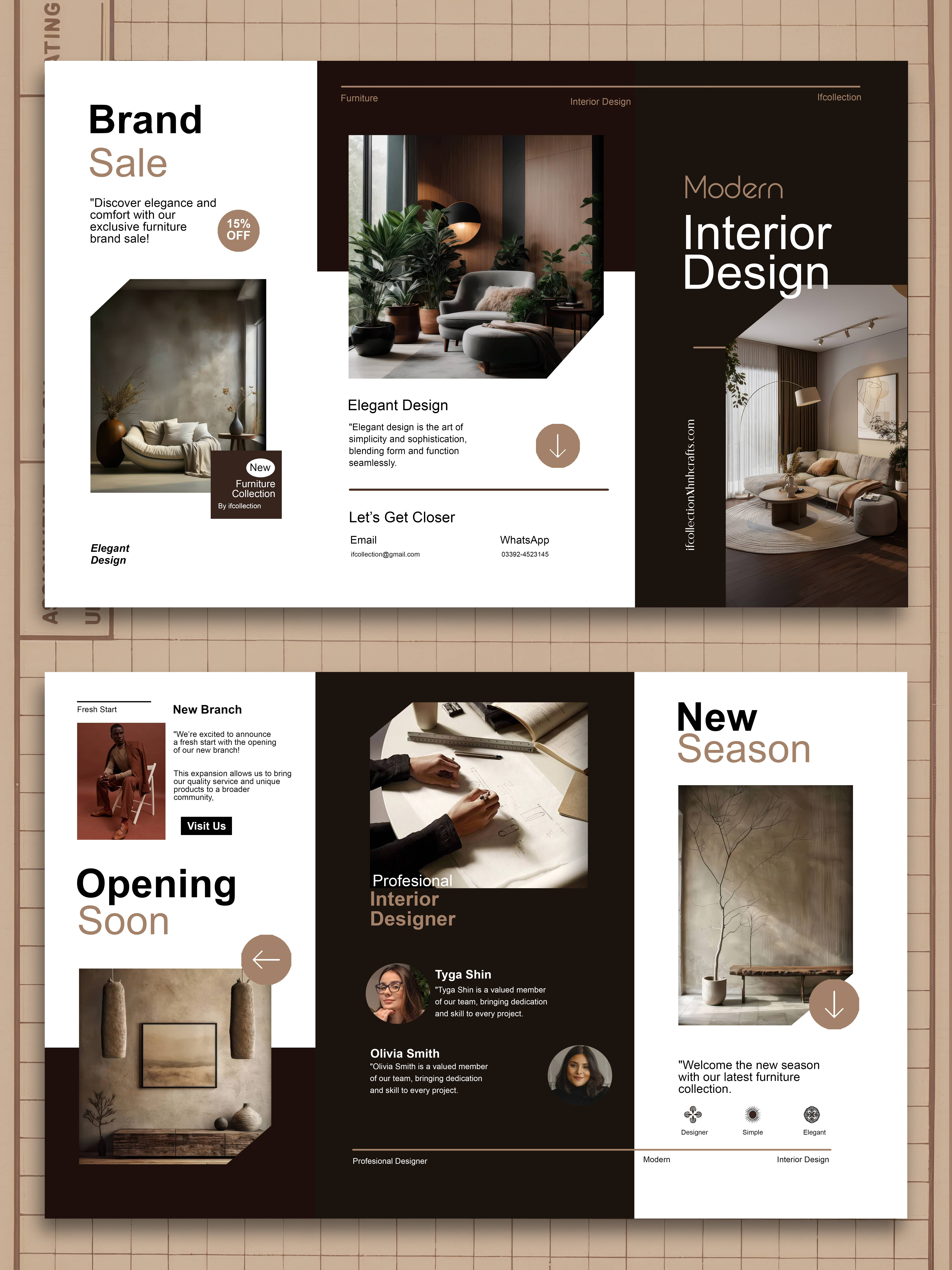 Modern graphic design