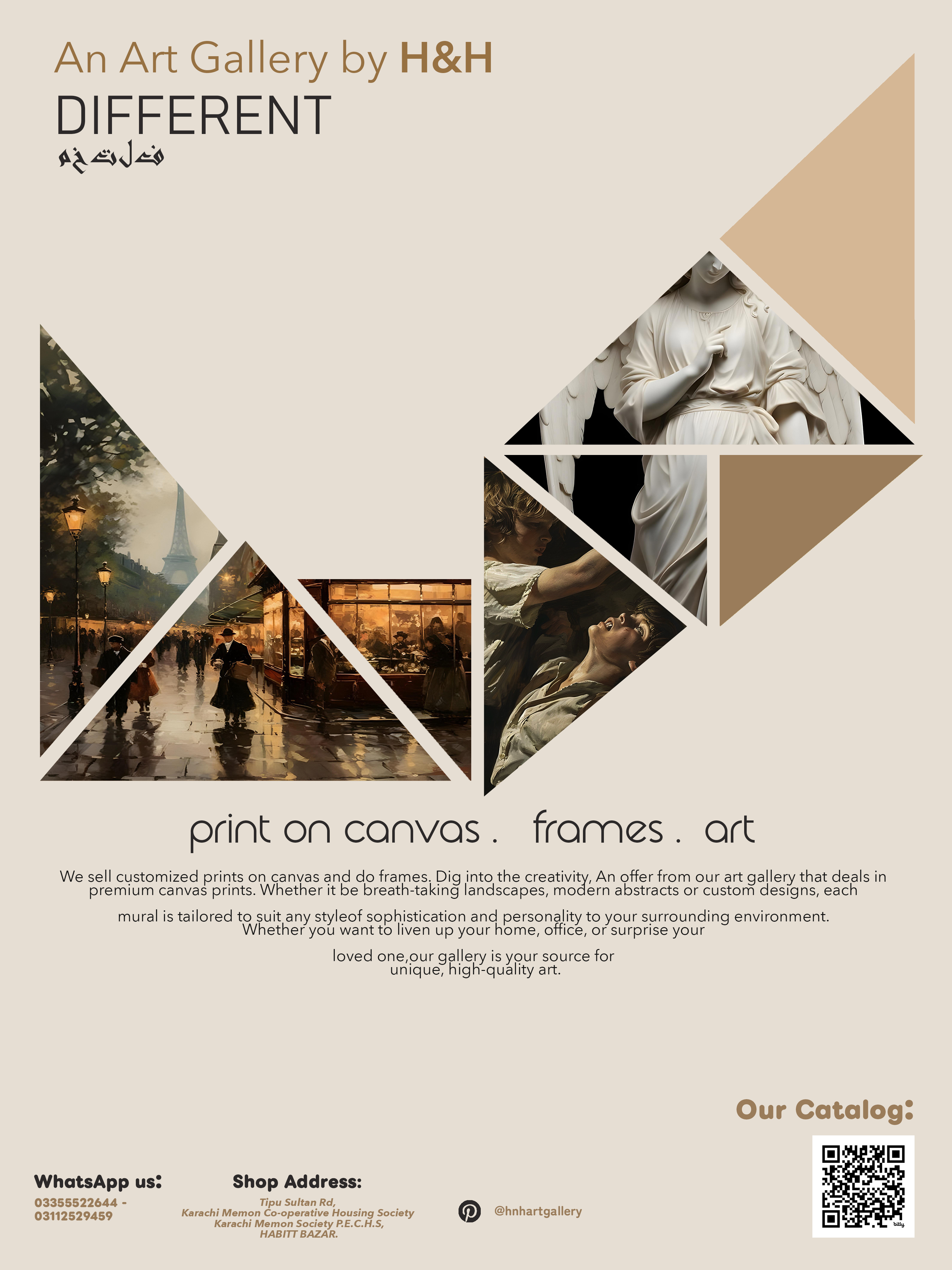 Different graphic design