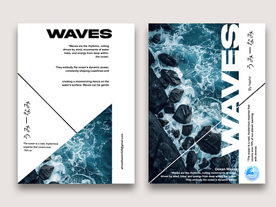 Waves graphic design