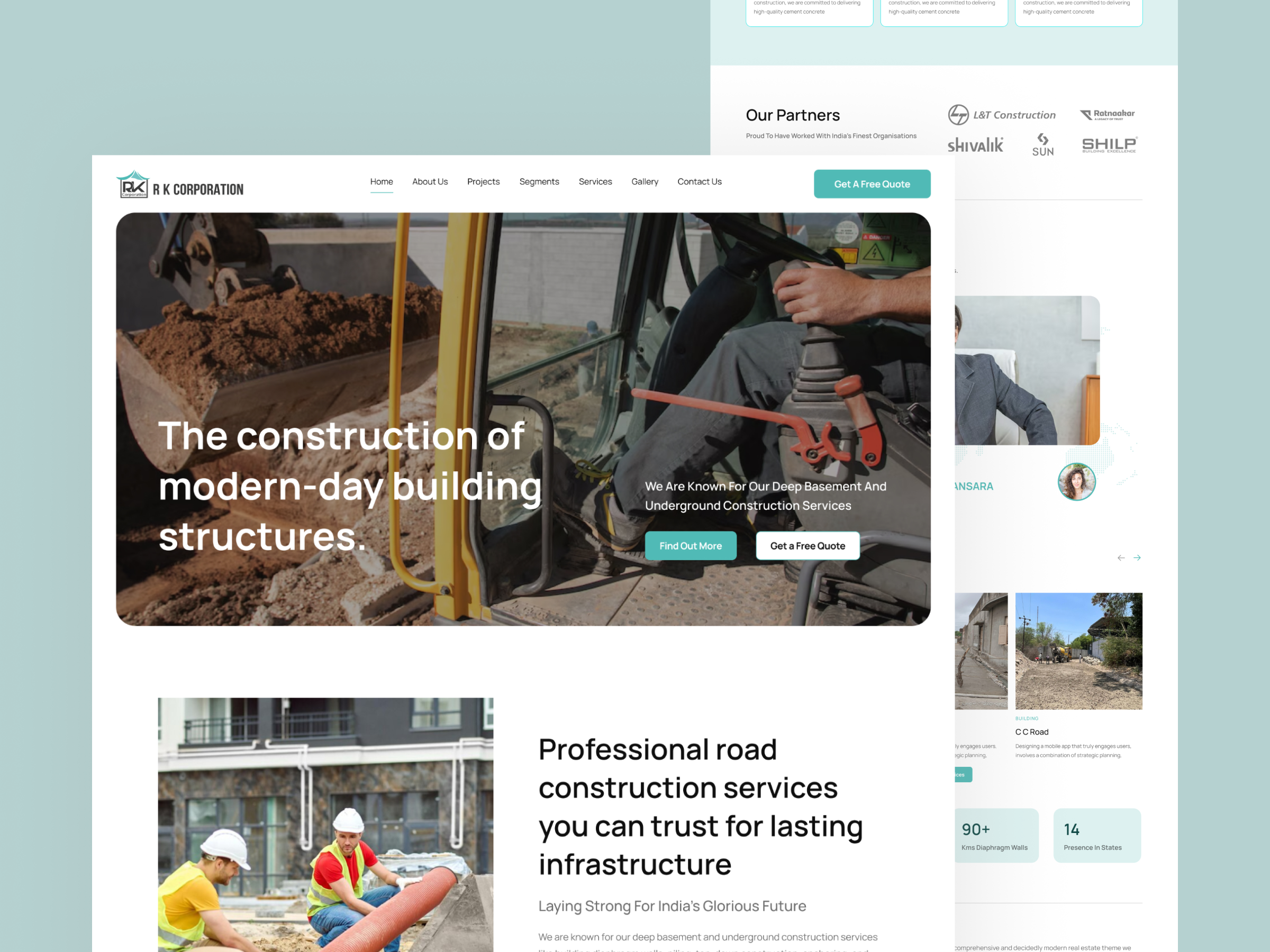 R K Corporation- 🏗️ Construction Website Design cleanui constructiondesign constructionwebsite contractorwebsite creativewebdesign designinspiration dribbbleshots figma illustration modernwebdesign responsivedesign typography ui uiux uxdesign webdesign websiteredesign