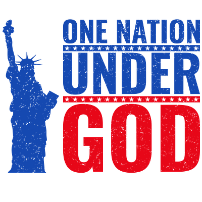 One Nation Under God 3d adobephotoshop branding design graphic design illustration logo on nation under god ui ux vector