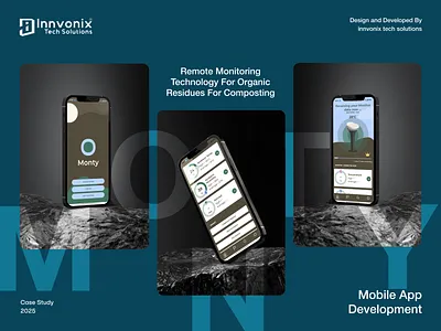 Revolutionizing Composting with Smart Technology app development branding creative ui design design graphic design illustration innvonix mobile app design mobile app development social media post trendy design ui web development