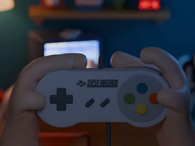 Playing DK 3d 90s blender cartoon donkey kong donkeykong nintendo retro snes