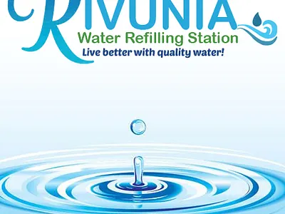 Rivunia Water Refilling Station branding and co operate design