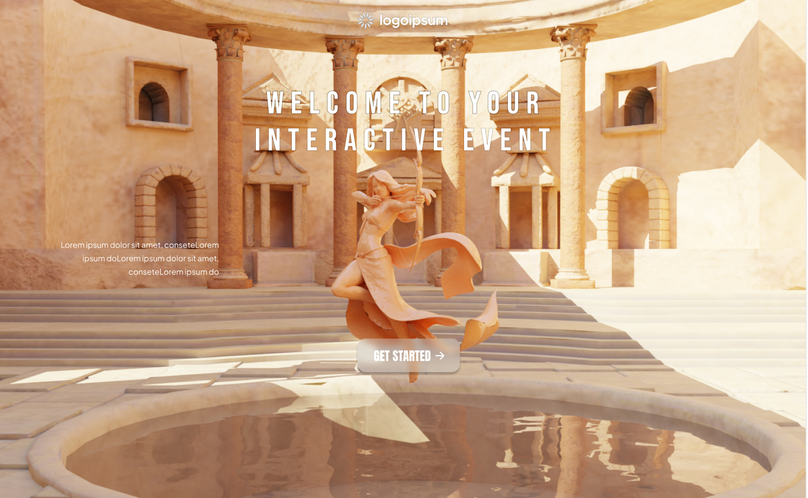 3D Website Concept 3d website 3d website design concept website ui design ux ui design