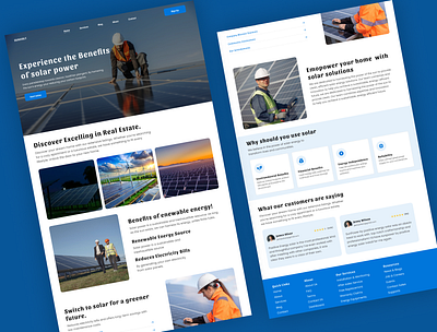 Solar Power landing page solar power landing page