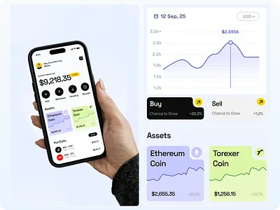 Fintech App | Mobile App Design app design app development banking app figma financial fintech app mobile app design photoshop ui design
