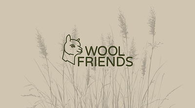 Wool Friends ферма альпак branding graphic design logo