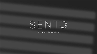 SENTO бренд украшений из серебра branding graphic design logo