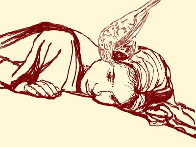 women with animals illustration