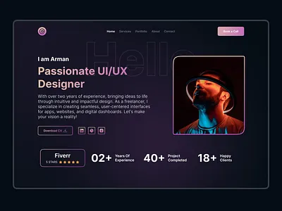 Aprox - Portfolio Website case studies creative portfolio designer showcase digital portfolio freelance designer minimalist portfolio mobile app designer modern portfolio design personal portfolio portfolio website professional portfolio responsive portfolio uiux designer visual designer web designer portfolio