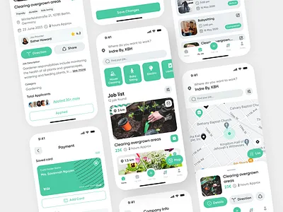 Smart Job Finder App – Clean & Minimalist UI appdesign branding figmadesign humancentereddesign jobapp jobfinder minimalistdesign mobileapp productdesign typography uidesign userinterface uxdesign
