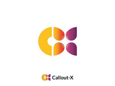 Callout-x letter mark C X abstract best one branding branding identity c letter logo c x letter logo callout logo callout x creative logo design gradient gradient logo graphic design initial letter logo logo modern popular symbol tech x letter