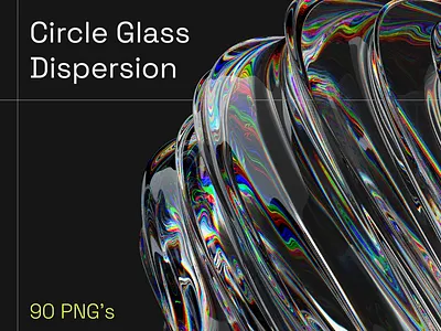 Glass Dispersion 3D Assets 3d 3d blender abstract design download glass graphic design illustration pitch deck ppt presentation