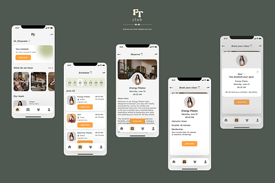 Fitness mobile app concept aesthetic concept design fitness fitnessapp graphic design mobile mobileapp ui uxui webdesign