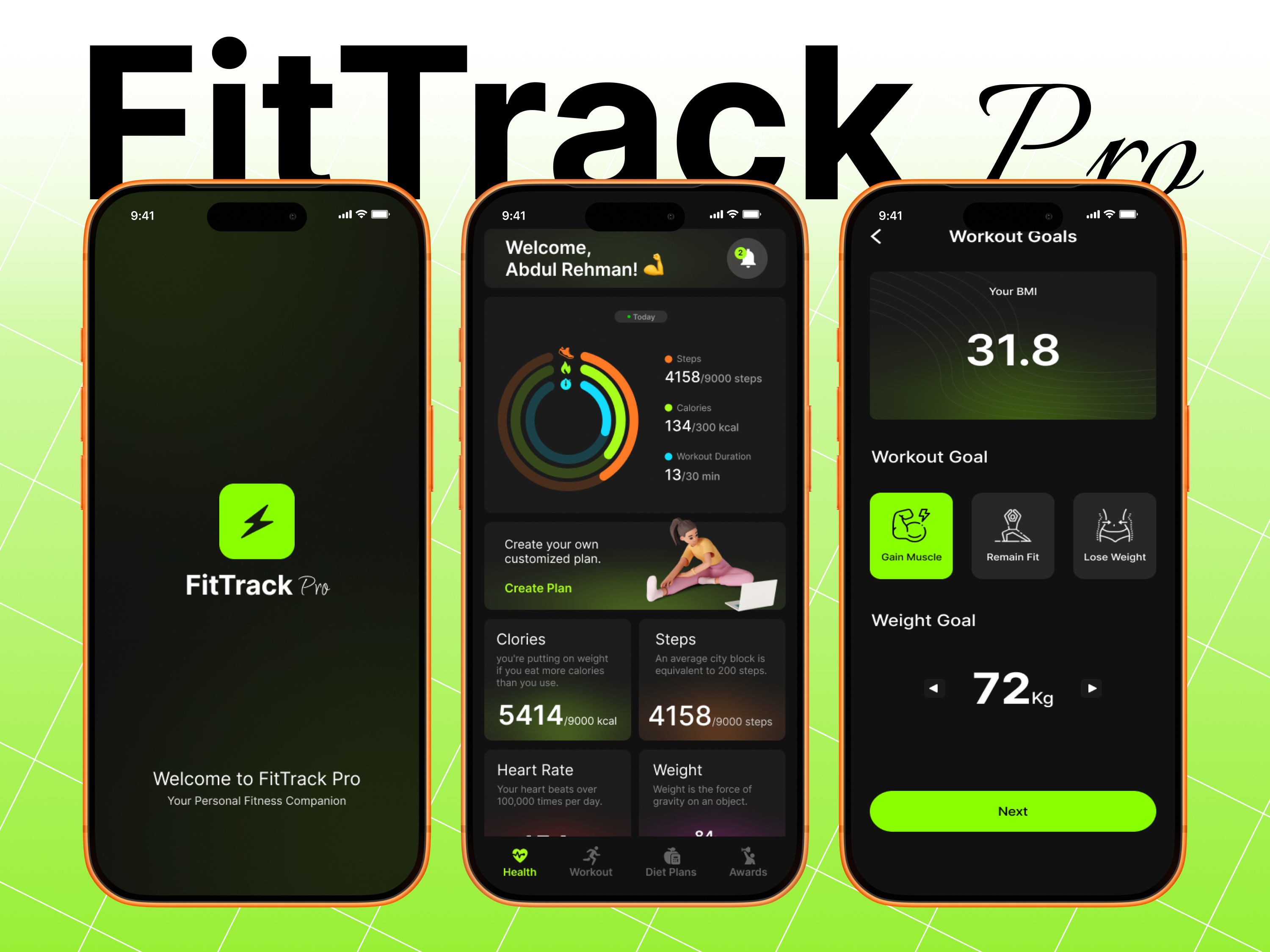 Fitness Tracking App Design in Figma 2025 adobe xd figma fitness tracking app illustartor mobile app design mobile apps mobile apps design new design trends new ui design trends new ui designs photoshop product design prototyping top ui design trends uiux visuals design web design wireframing